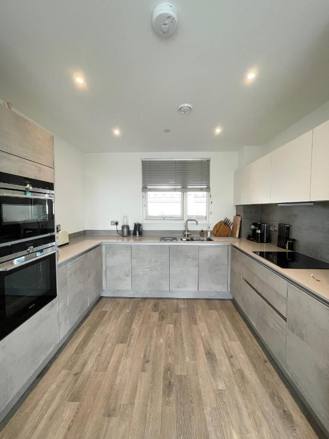 伦敦Modern Penthouse Flat With Free Indoor Parking公寓 外观 照片